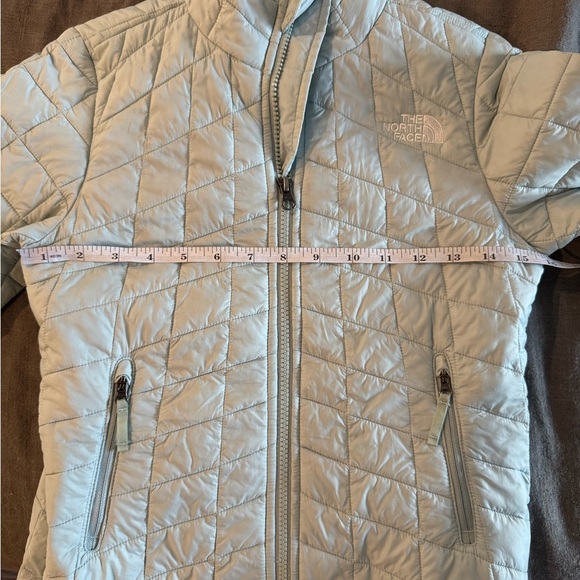 The North Face Girl Youth Blue/Green Quilted Thermoball Eco Jacket Size S 7|8 - Picture 7 of 8